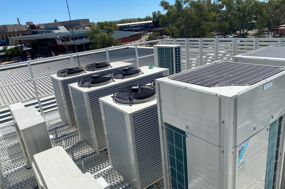 Air Conditioning Roof — Refrigeration & Electrical Services in Alice Springs, NT